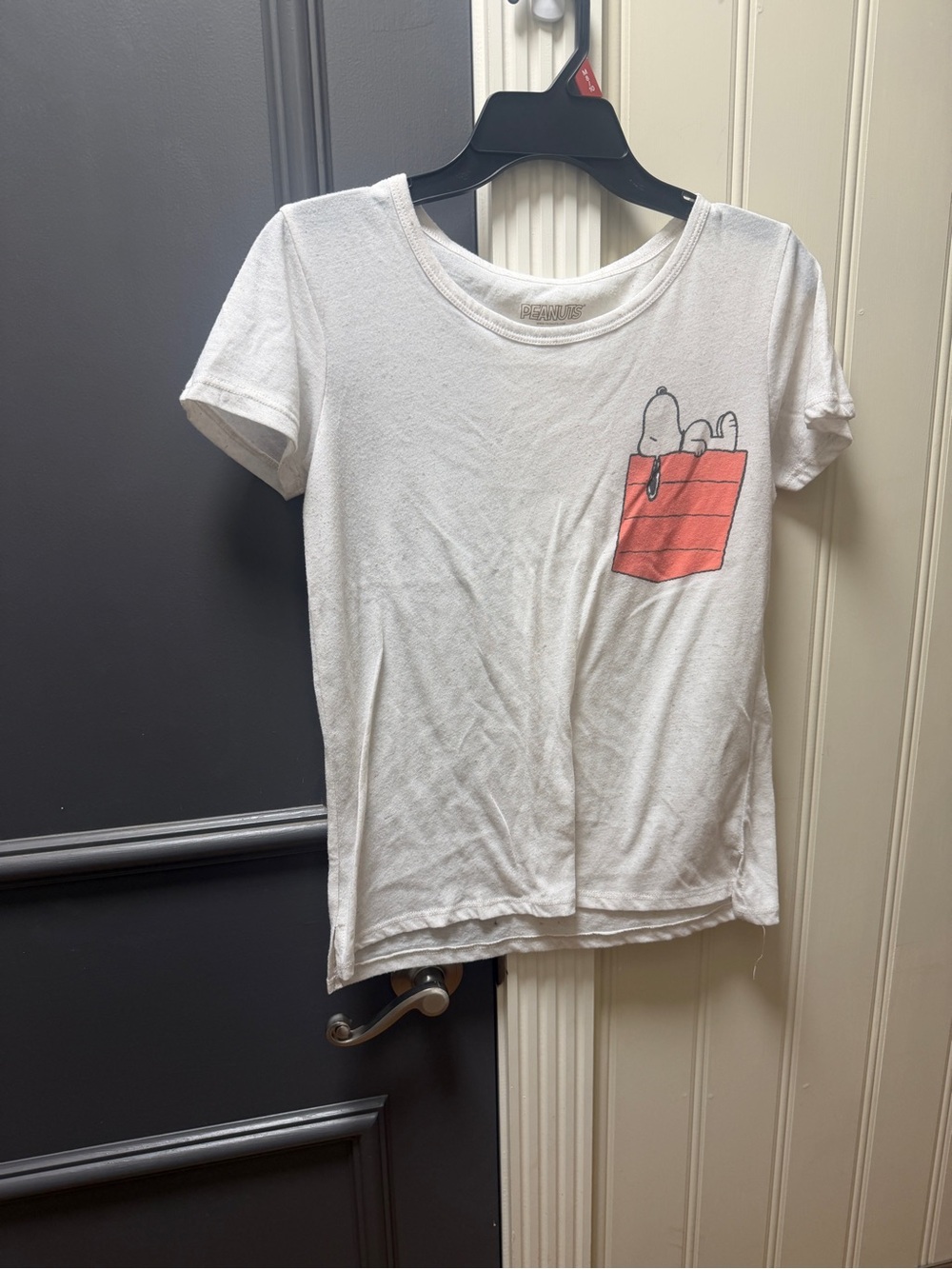 Peanuts  Short-Sleeve Tee with Red Pocket Snoopy